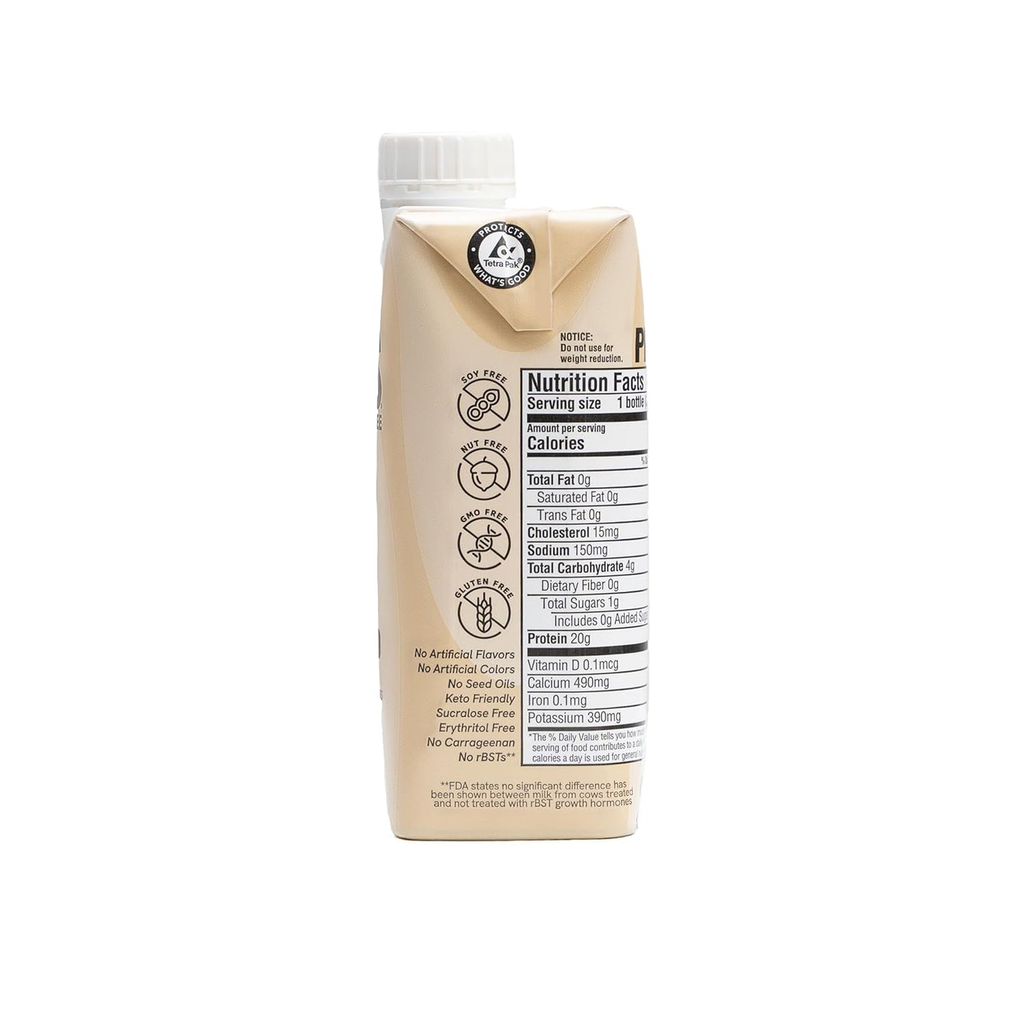 Protein Coffee - Real Cold Brew with Creamy Vanilla - 20g Ready To Drink Protein - 1g Sugar - 100 Calories - No Added Sugar, 99% Lactose Free Keto Friendly Proffee - 11 FL OZ - 12pk Vanilla