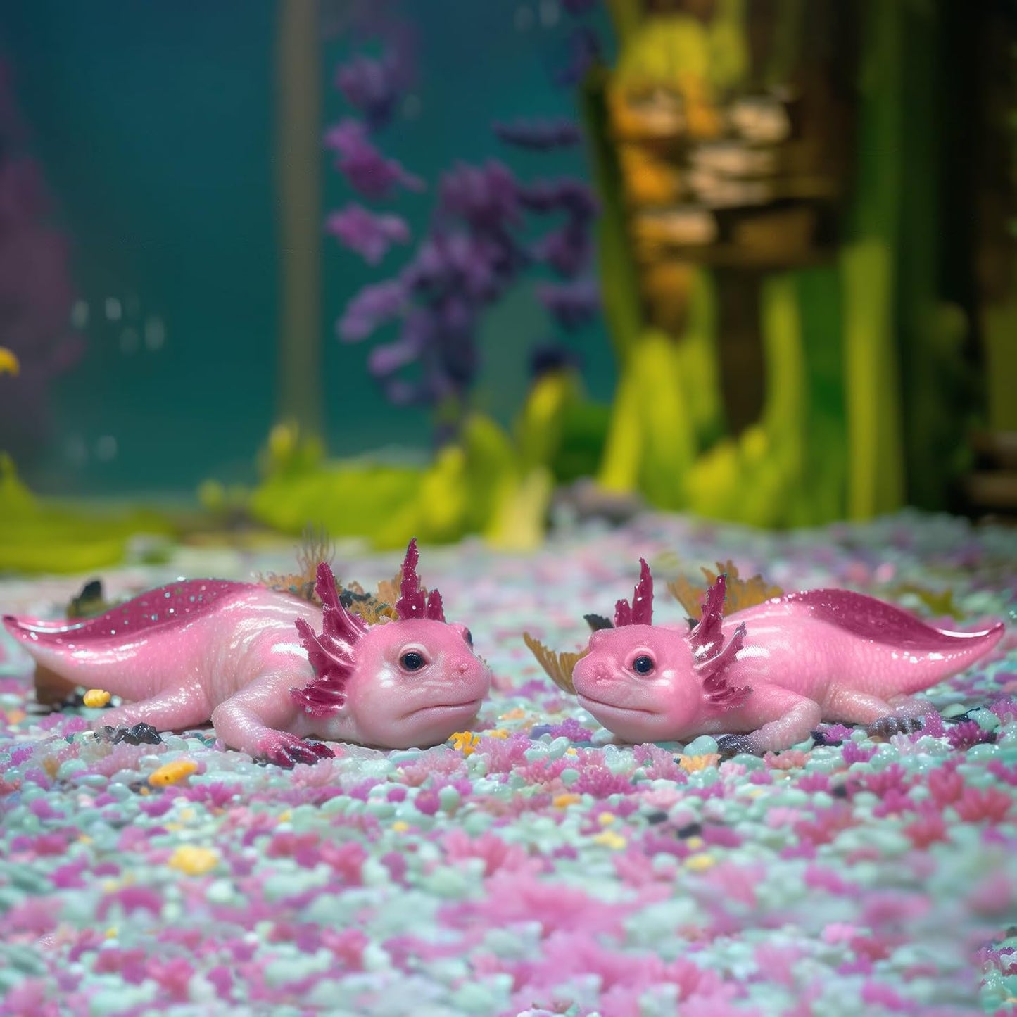 Let's Resin Large Axolotl Resin Molds Silicone, 3D Detailed Animal Silicone Molds, Flexible Effortless Demoldable Epoxy Resin Molds, Thickened Deep Epoxy Molds for Art Crafts, Gift, and Home Decor