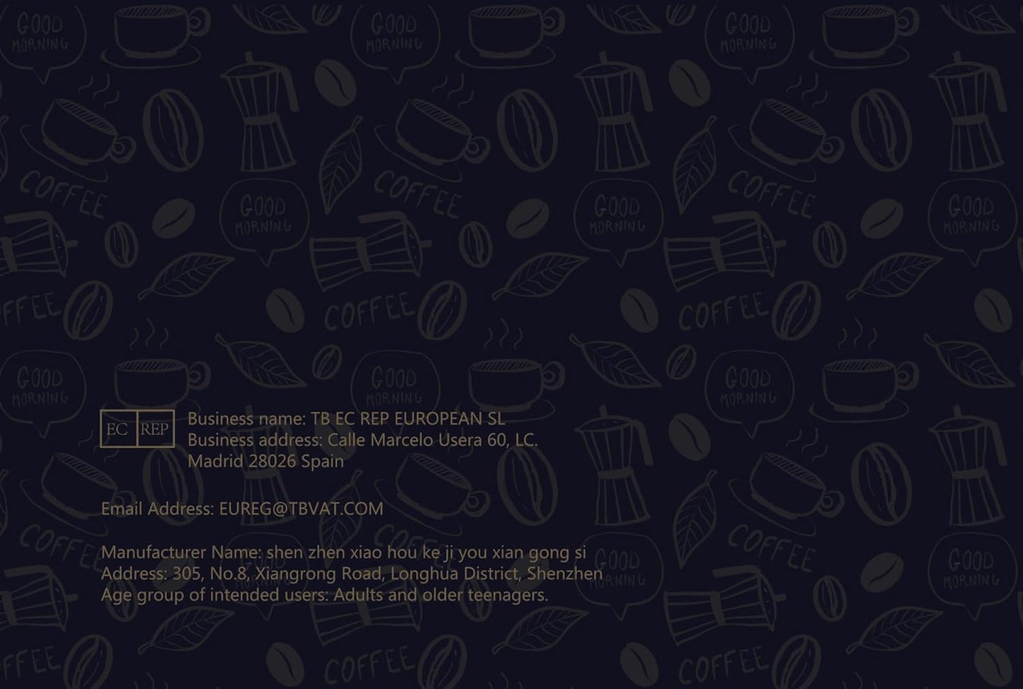 homEdge Premium Espresso Shot Cups and Saucers Set with Espresso Stainless Steel Spoons - 2.5 oz, Set of 4, Navy