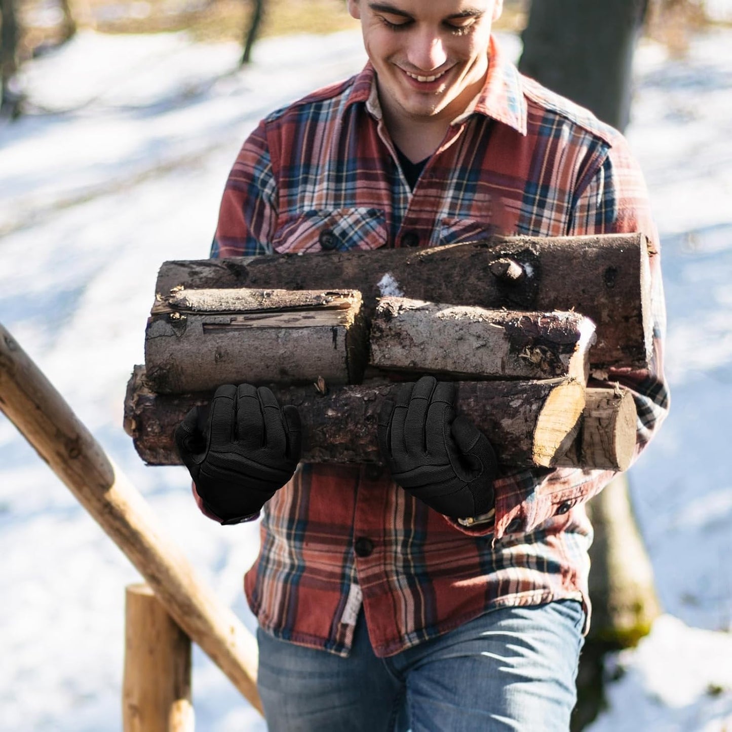 KAYGO Insulated Mechanic Work Gloves,3 Pairs KG127W Winter Thermal Safety Work Gloves for Men and Women, Double Lining,Heavy duty,Improved dexterity,Excellent Grip,Ideal for outdoor jobs,2XL