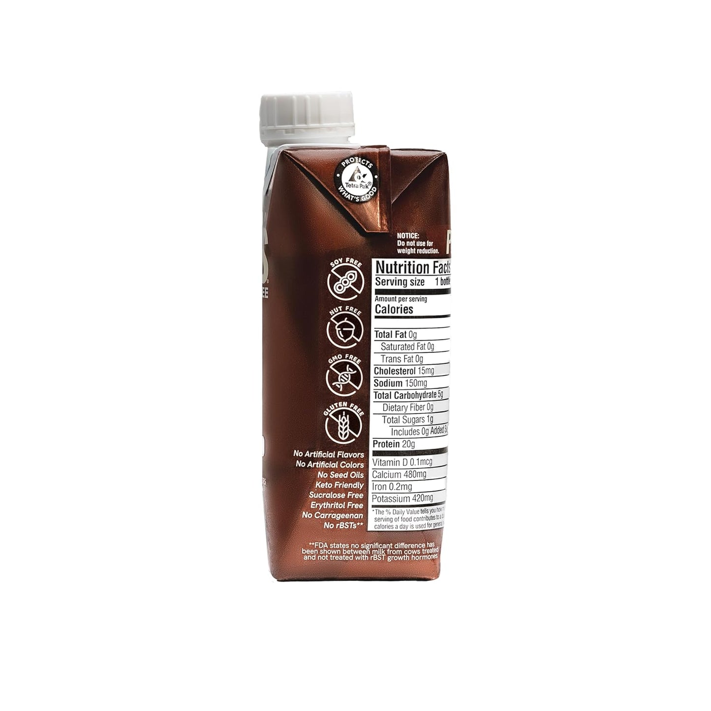 Protein Coffee - Real Cold Brew with Decadent Cocoa - 20g Ready To Drink Protein - 1g Sugar - 100 Calories - No Added Sugar, 99% Lactose Free Keto Friendly Proffee - 11 FL OZ - 12pk Mocha
