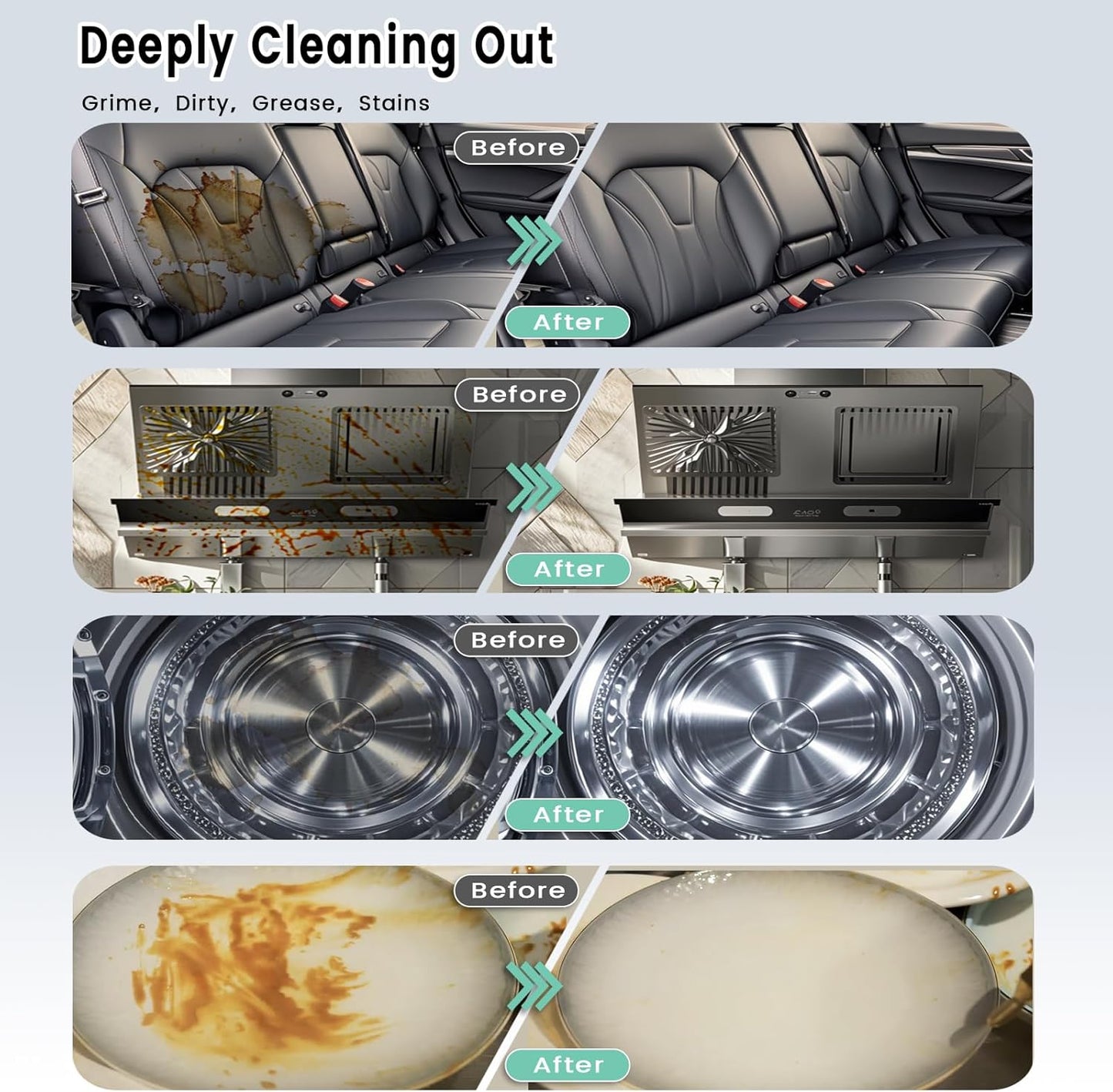 2500W Handheld Steam Cleaner,Portable Car Steamer For Auto Detailing,High-Temperature and Pressure Steam Cleaner For Home, Steam Cleaning Machine for Furniture,Kitchen,Grout,Floor,Tile (7-Green)