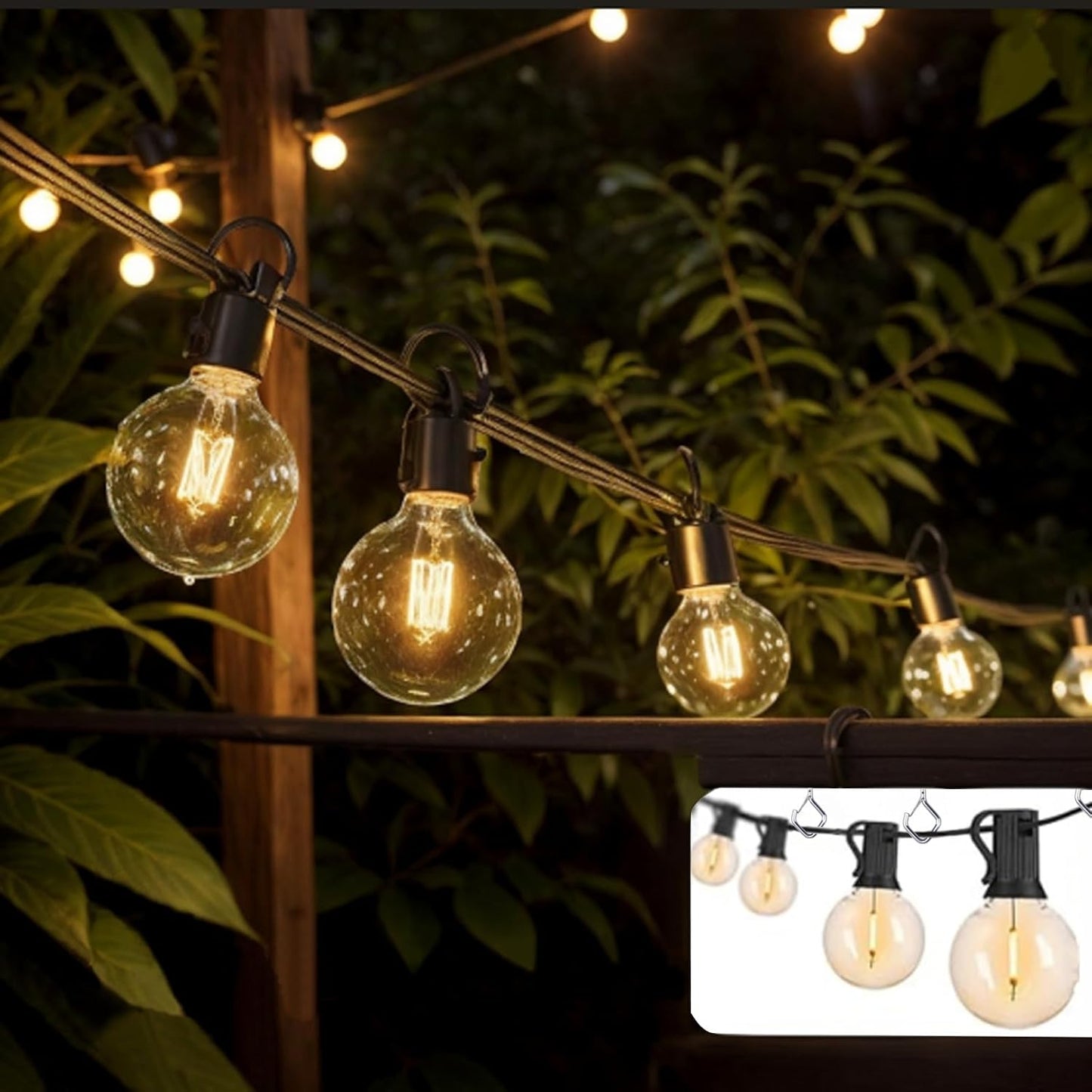 10 PCS Eye Screw Hooks for Hanging Heavy Duty with Safety Buckle.Metal Ceiling Hooks for Hanging Plants,Cup,Wind Chime,Bird Feeders,christmas String Lights at Indoor&Outdoor,2.36 Inch(No Drill Bit)