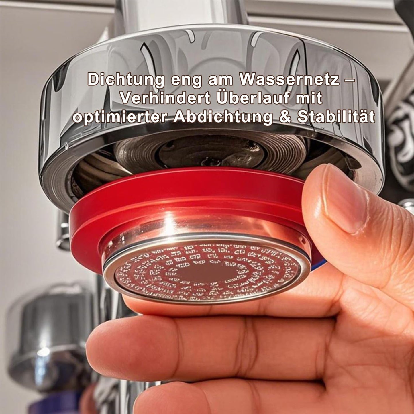 Silicone Gasket made for E61 Espresso Machines, Red O Ring Gasket Replacement 8mm, Compatible with Gaggia Classic Pro, Rocket Espresso, ECM, Quickmill, Vibiemme, Lelit 58mm, Wega, San Remo