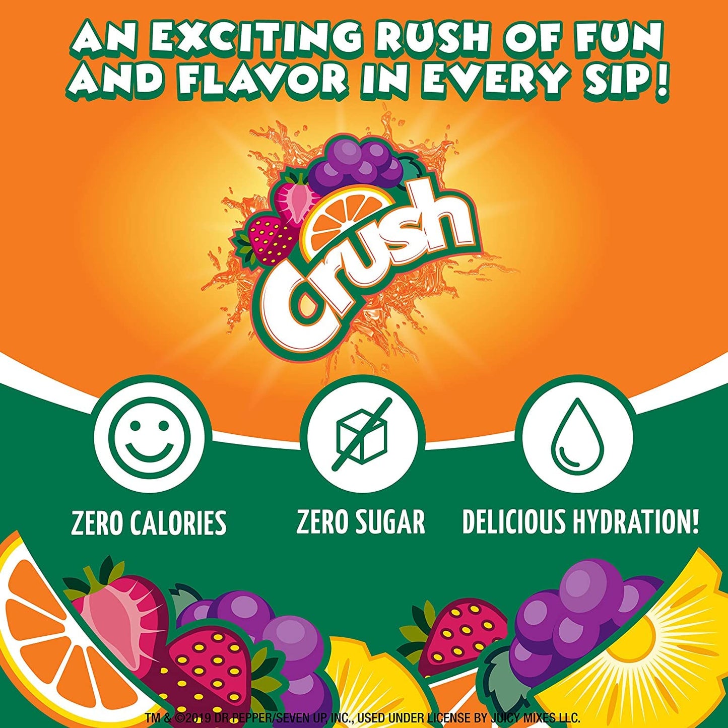 CRUSH Crush, Lemonade, Liquid Water Enhancer – New, Better Taste (4 Bottles, Makes 96 Flavored Water Drinks) 1.62 Fl Oz (Pack of 1)