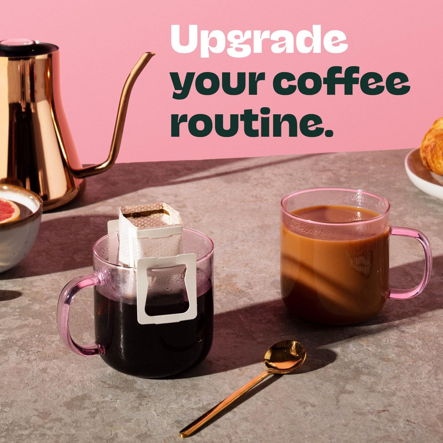 Copper Cow Premium Pour Over Single-Serve Vietnamese Coffee | Vanilla | Dark Roast | Flavored with Vanilla Beans | Includes 16 Coffees