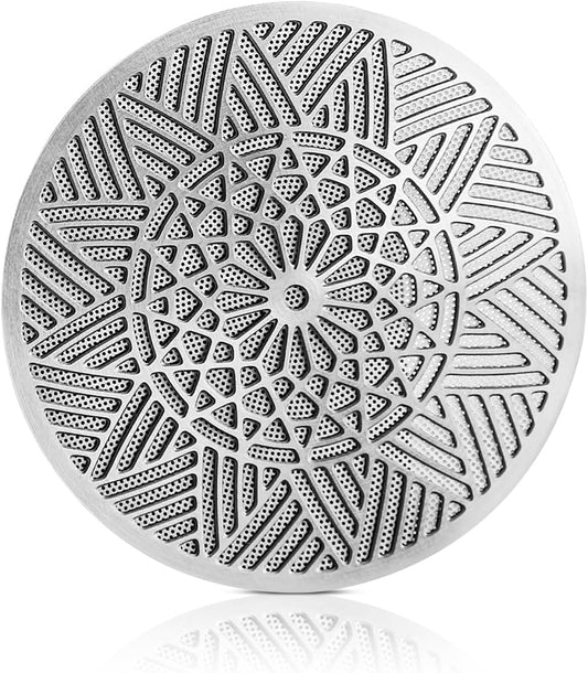 58.5mm Puck Screen - Metal Espresso Puck Screen Reusable Coffee Filter for Espresso Portafilter Filter Basket 58.5mm Thickness 150μm (1pack, 58.5 mm)