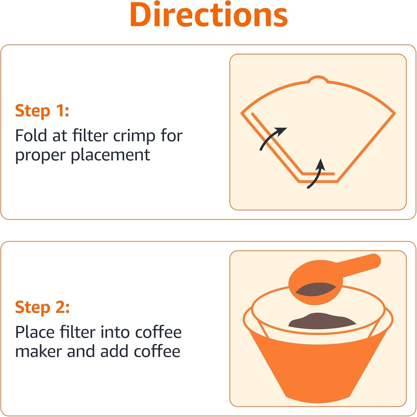 Amazon Basics Number 4 Cone Coffee Filters for 8-12 Cup Coffee Makers, White, 100 Count