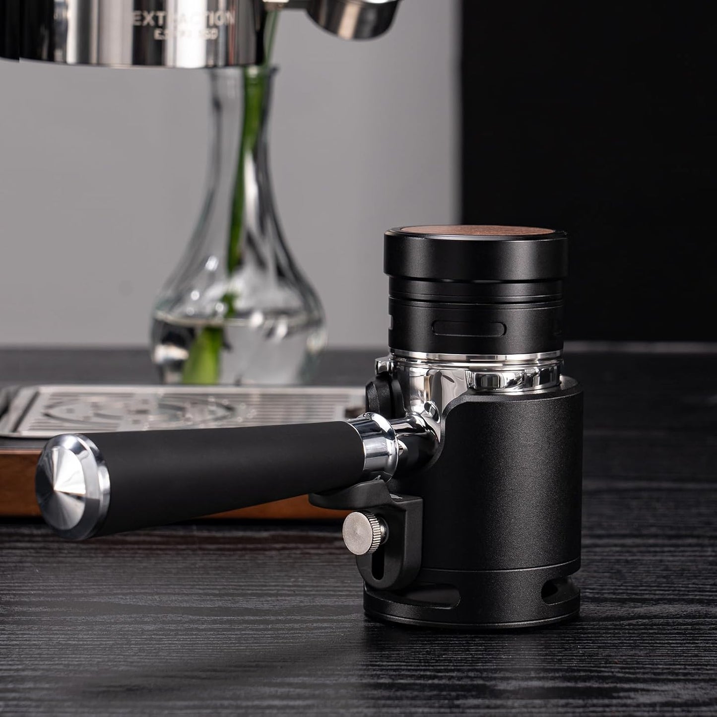 IKAPE Espresso 51mm Portafilter, 3 Ears Coffee Portafilter with Silicone Handle, Compatible with 51mm Delonghi EC0680, EC0685, SMEG & EUPA Coffee Machines