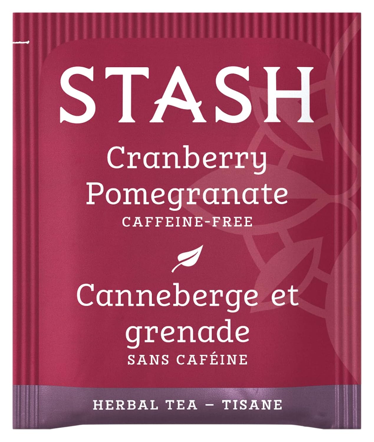 Stash Tea Cranberry Pomegranate Herbal Tea - Naturally Caffeine Free, Non-GMO Project Verified Premium Tea with No Artificial Ingredients, 18 Count (Pack of 6) - 108 Bags Total