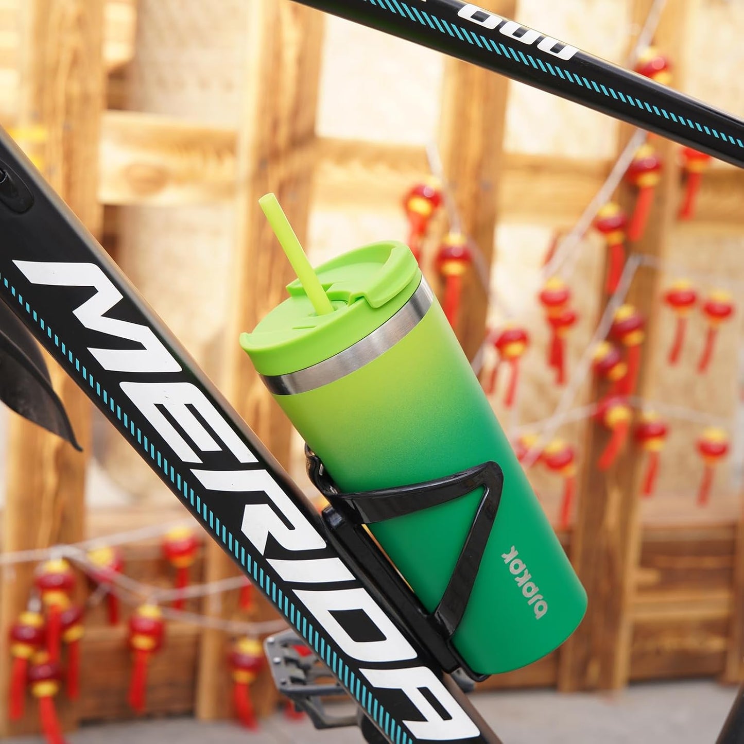 BJPKPK 26oz Stainless Steel Insulated Tumbler With lid And Straw Travel Coffee Thermal Tumblers Cup For Women And Men,Modern Blue