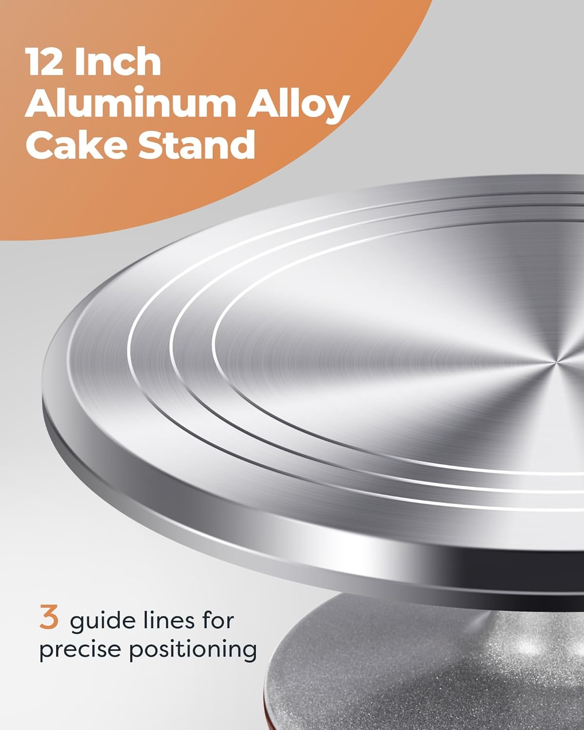 Kootek 180 Pcs Cake Decorating Kits Supplies - Aluminium Alloy Revolving Cake Turntable, Numbered Cake Decorating Tips and Frosting Tools for Baking Cupcake Cookie Muffin Kitchen Utensils