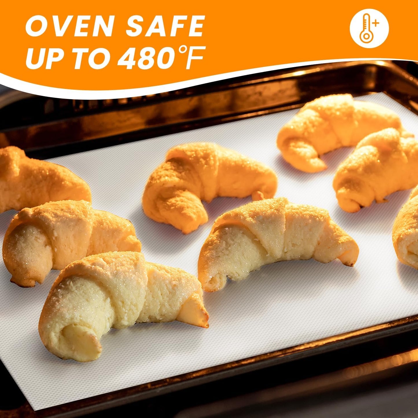 Silicone Baking Mat Roll Cut to Size- Food Grade Macaron Bread Pizza Mat- Reusable Silicone Mat for Baking, Washable Oil-Proof Refrigerator Liners Air Fryer, Craft Mat, Silicone Work Mat