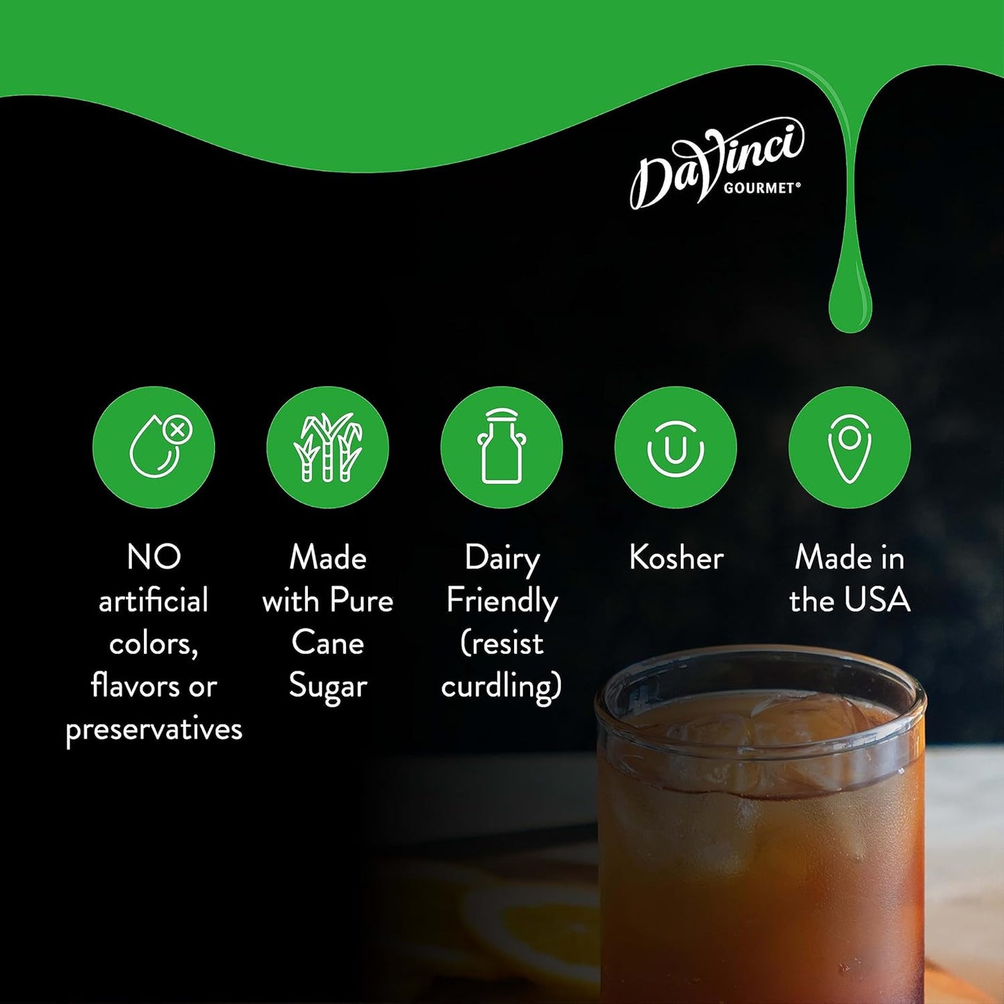 DaVinci Gourmet Honey Syrup, 25.4 Fluid Ounces (Pack of 1)