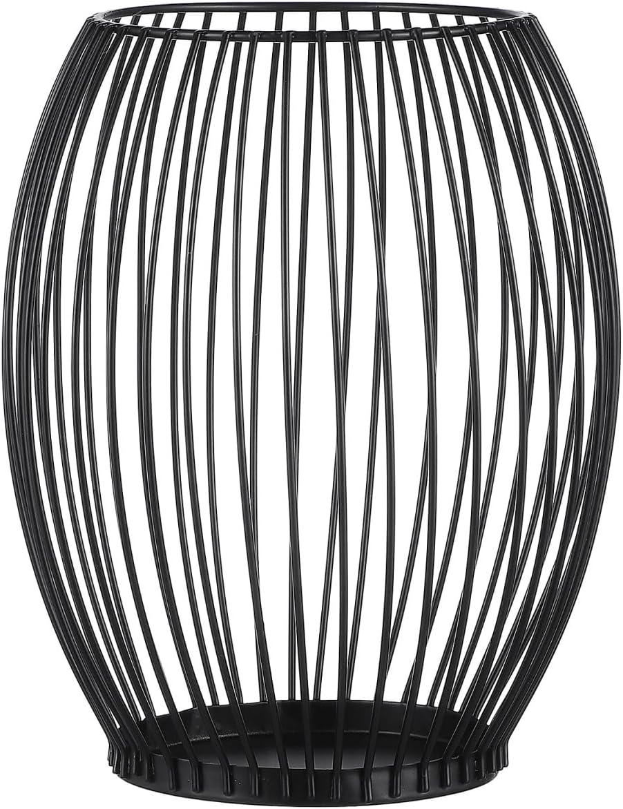 Luxshiny Coffee Pod Holder, Metal Espresso Pod Baskets Black Wire Baskets for Counter Small Space Storage Station Organizer Coffee Bar Accessories - 5.31"W x 6.09"H