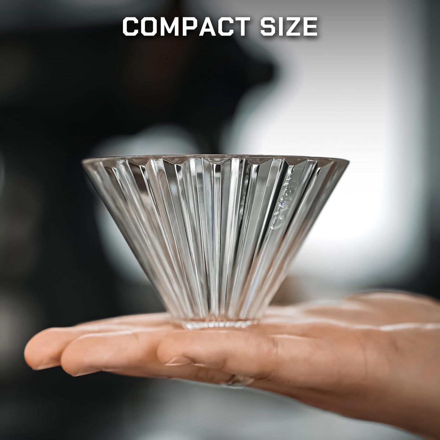 MAVO Pour Over Coffee Dripper, Detachable Hand Drip Brewer, Pour Over Coffee Maker, Compatible with V01 Paper Filters & Wave Filter 155