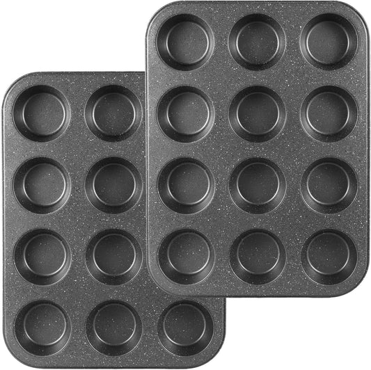 Muffin Cupcake Pan, Nonstick 12 Cupcake Tray, Cheesecake Pan for Baking