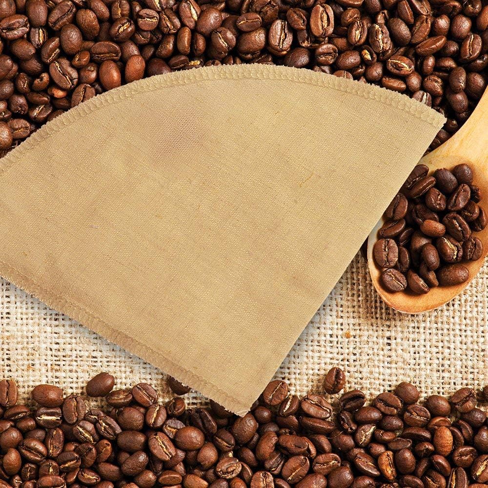 Organic Hemp Reusable Coffee Filter (No.2 Cone, 3pk)
