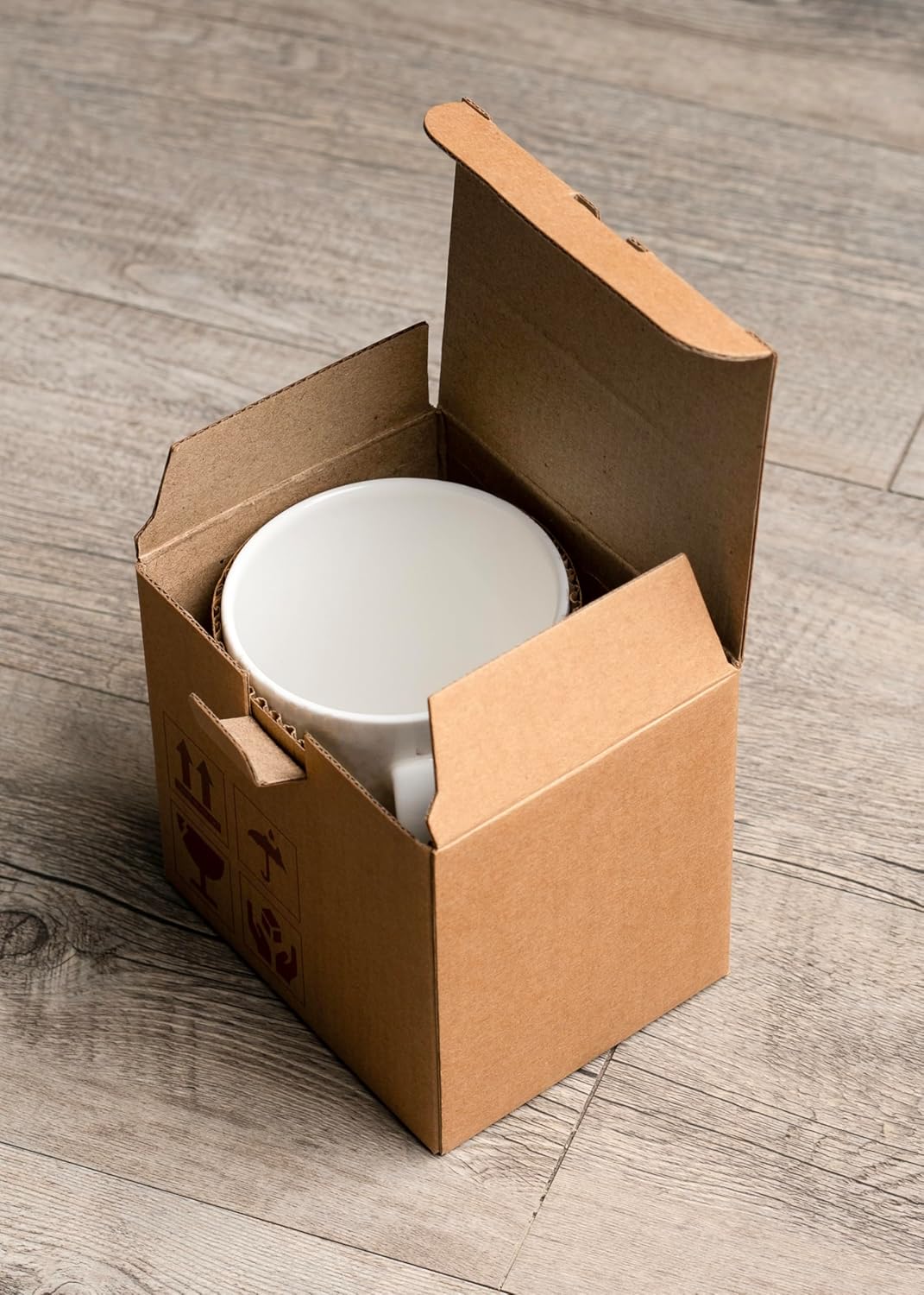 Maison d' Hermine Coffee Mug with Handles Fine Bone China Mugs Pack of One Tea Cups for Hot Beverages Cappuccino Latte Home Office Perfect for Gift (Meadow Florals - Beige Meadow Mornings, 15 Ounce)