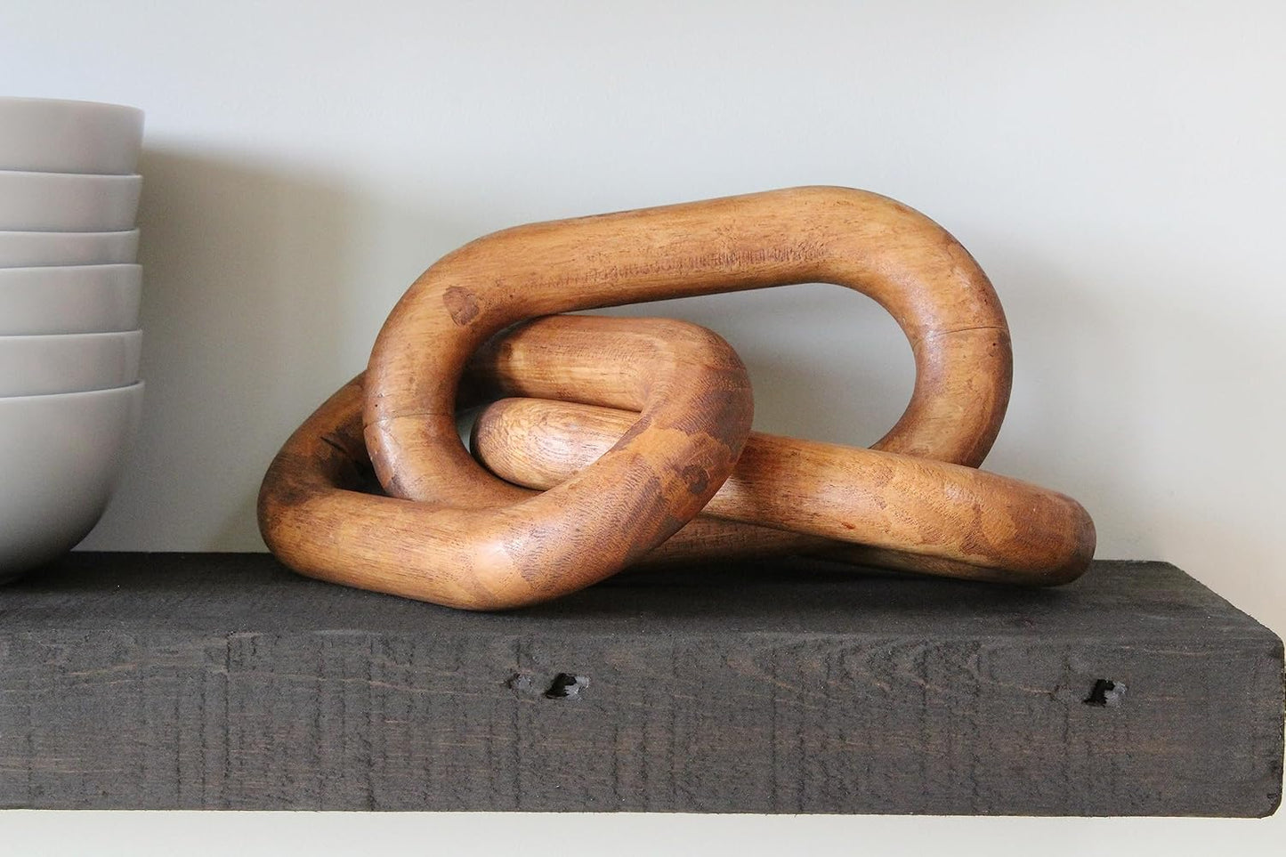 Urban Legacy Reclaimed Barnwood Planks | Floating Shelves for Wall w/Flush Mount Shelf Bracket Set Included | Set of 2 (Coffee Bean, 36"x 4.5"x 2")