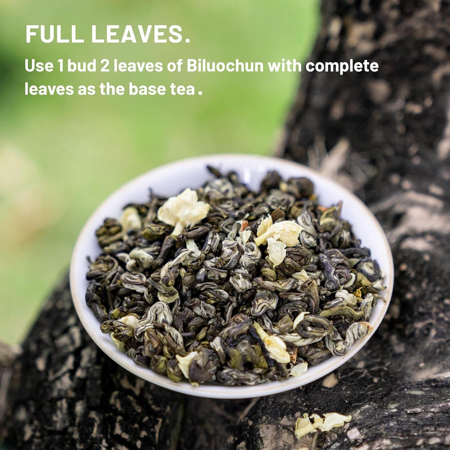 iTeaworld Authentic Triple-Scented Jasmine Green Tea, Subtle Floral Aroma, 2025 New Chinese Loose Leaf Tea, Low Caffeine, Sweet After Taste, Entry-level Jasmine Tea- 1 Pack (3.5oz)