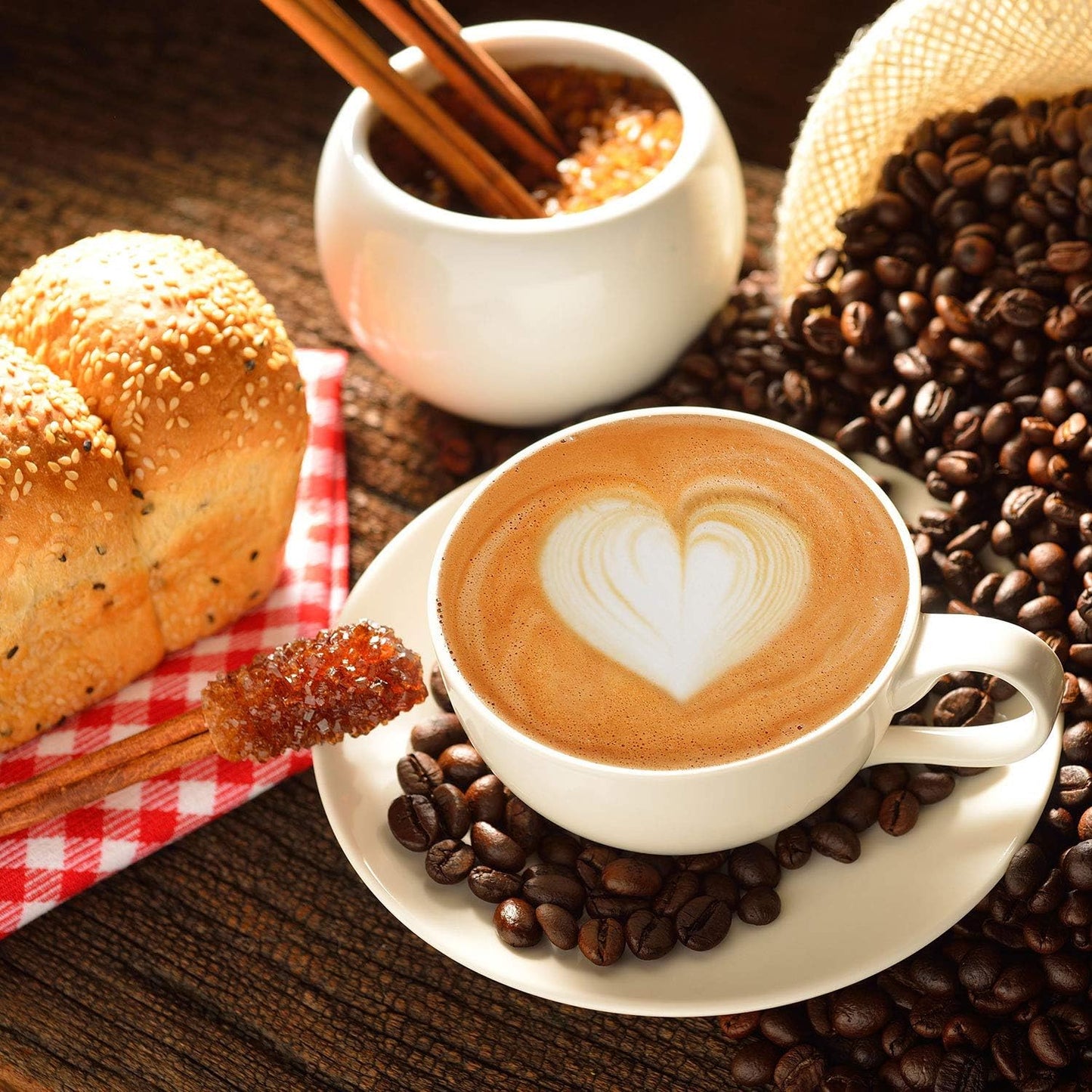 72 Pieces Coffee Decoration Stencils Latte Art Template Coffee Mold Tool with 2 Latte Art Pen 2 Dusting Jars Mesh Powder Shaker for Cake Cookie Decorating Oatmeal Cappuccino Hot Chocolate