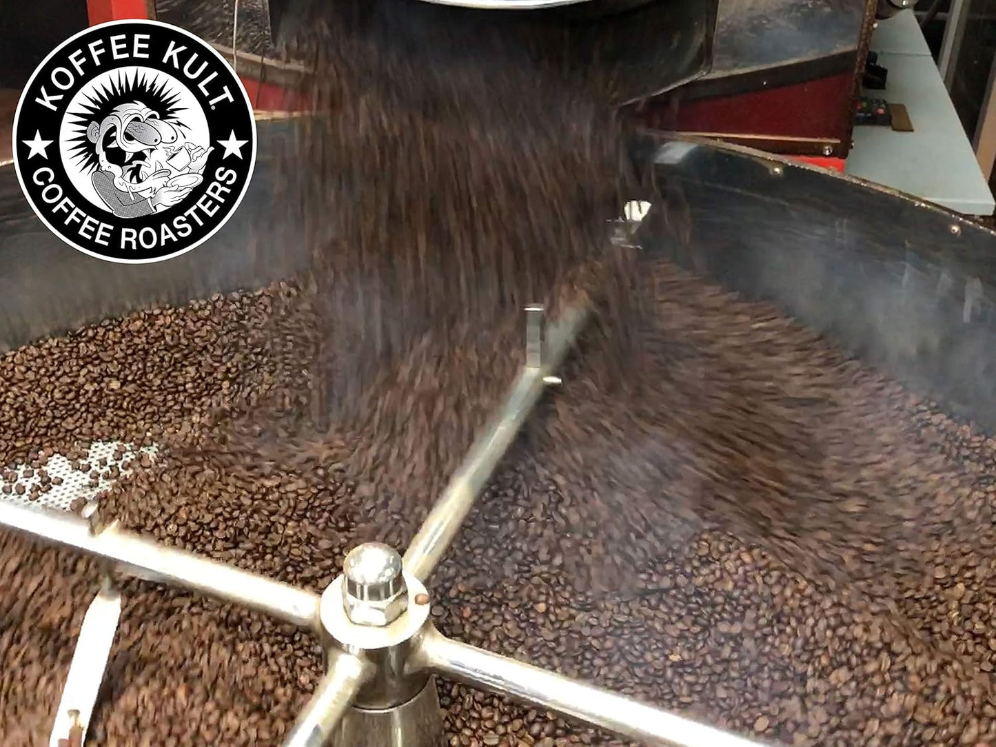 Koffee Kult Thunder Bolt - Whole Bean Coffee, Dark French Roast, 100% Arabica, Robust Blend, Bold Strong Artisan Flavor, 12oz Resealable Package