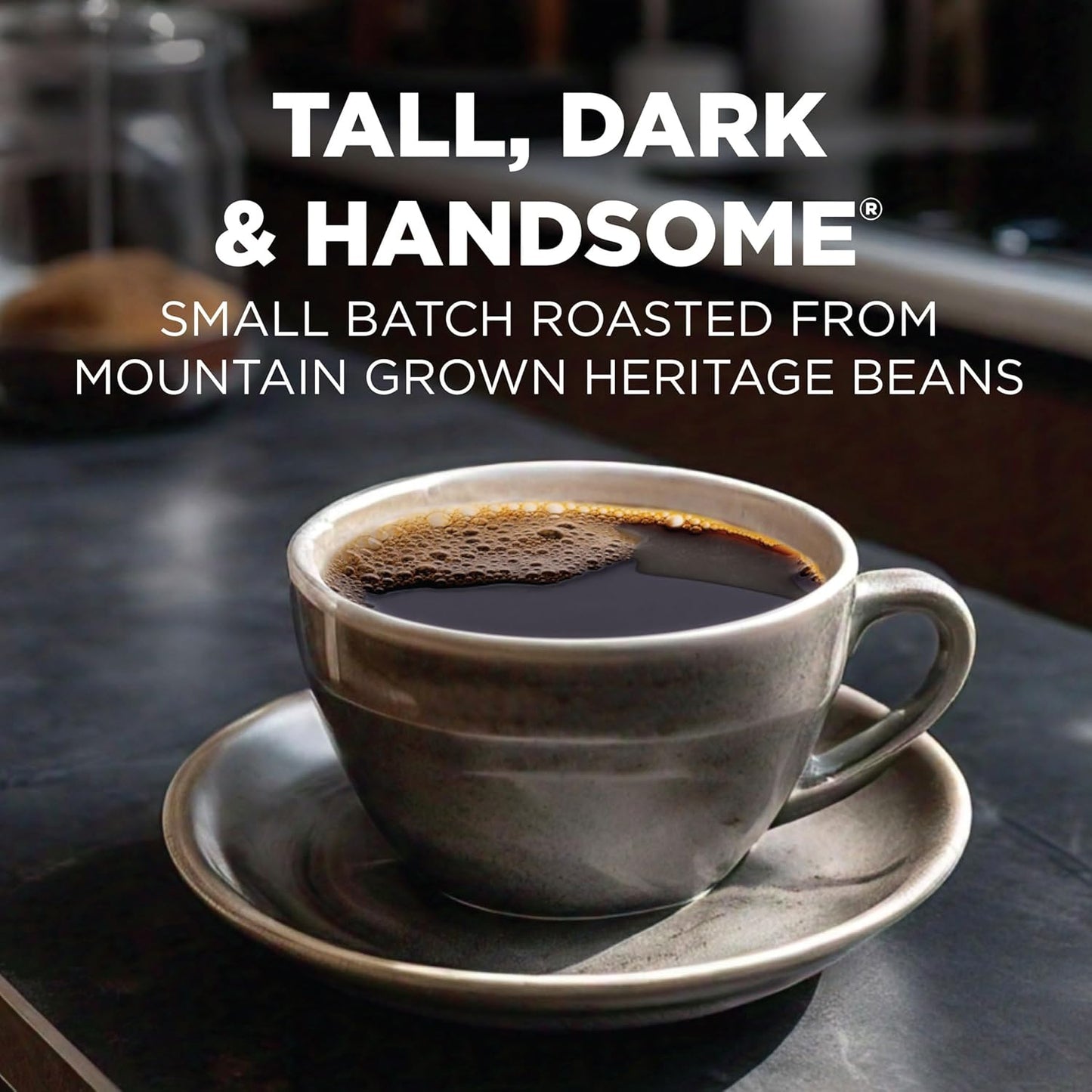 Maud's Dark Roast Coffee Pods, 18ct, Recyclable Single Serve Pods – 100% Arabica Coffee, Compatible with Keurig K Cups Maker