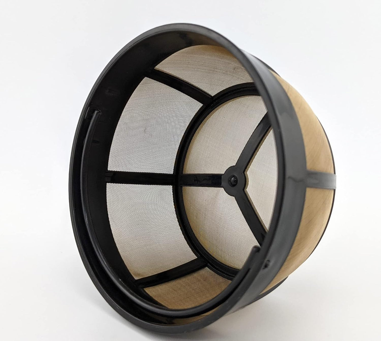 NRP Gold-tone 10cup Mesh Bottom Permanent Coffee Filter Replacement for Drip Coffeemaker Cuisinart GTF-B, Mr coffee & More