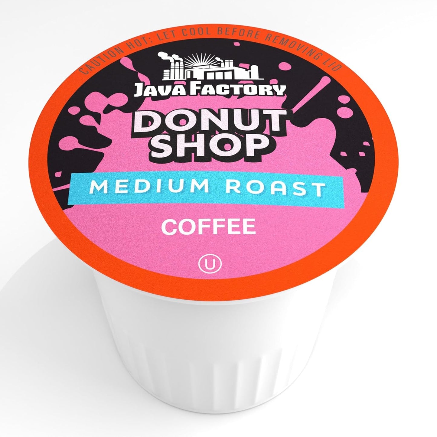 Donut Shop Blend by Java Factory, Medium Roast Coffee Pods for Keurig K Cup Brewers, 80 Count