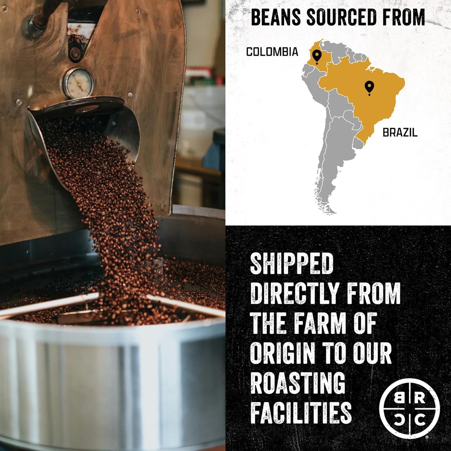 Black Rifle Coffee Company Ground Coffee Medium Roast - Roasted Blend Made from Pure Arabica Beans - Colombian & Brazilian Beans - Veteran Founded & American Made (Vanilla, 12oz Bag)