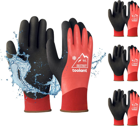 Waterproof Winter Work Gloves for Men and Women, Touchscreen, Freezer Gloves, Thermal Insulated, for Cold Weather
