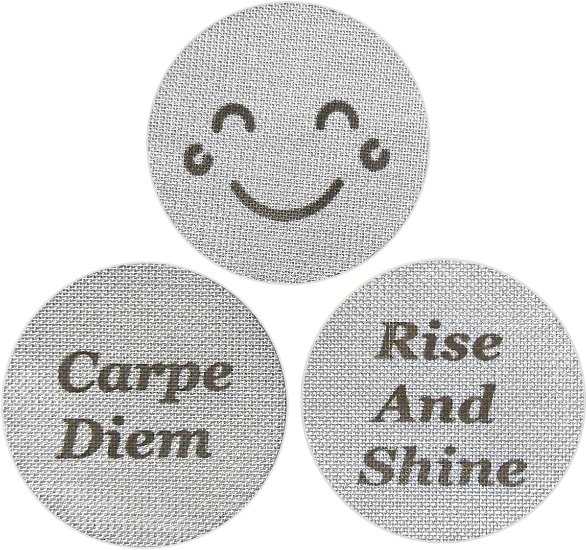 PuckBuddy 53.5mm Espresso Puck Screen (3 Pack) - Lower Shower Screen - Metal Contact Screen for 54mm Portafilter Filter Basket - 1.7mm Thickness 150μm Mesh - 316 Stainless Steel (53.5mm)