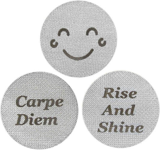 PuckBuddy 58.5mm Espresso Puck Screen (3 Pack) - Lower Shower Screen - Metal Contact Screen for 58mm Portafilter Filter Basket - 1.7mm Thickness 150μm Mesh - 316 Stainless Steel (58.5mm)