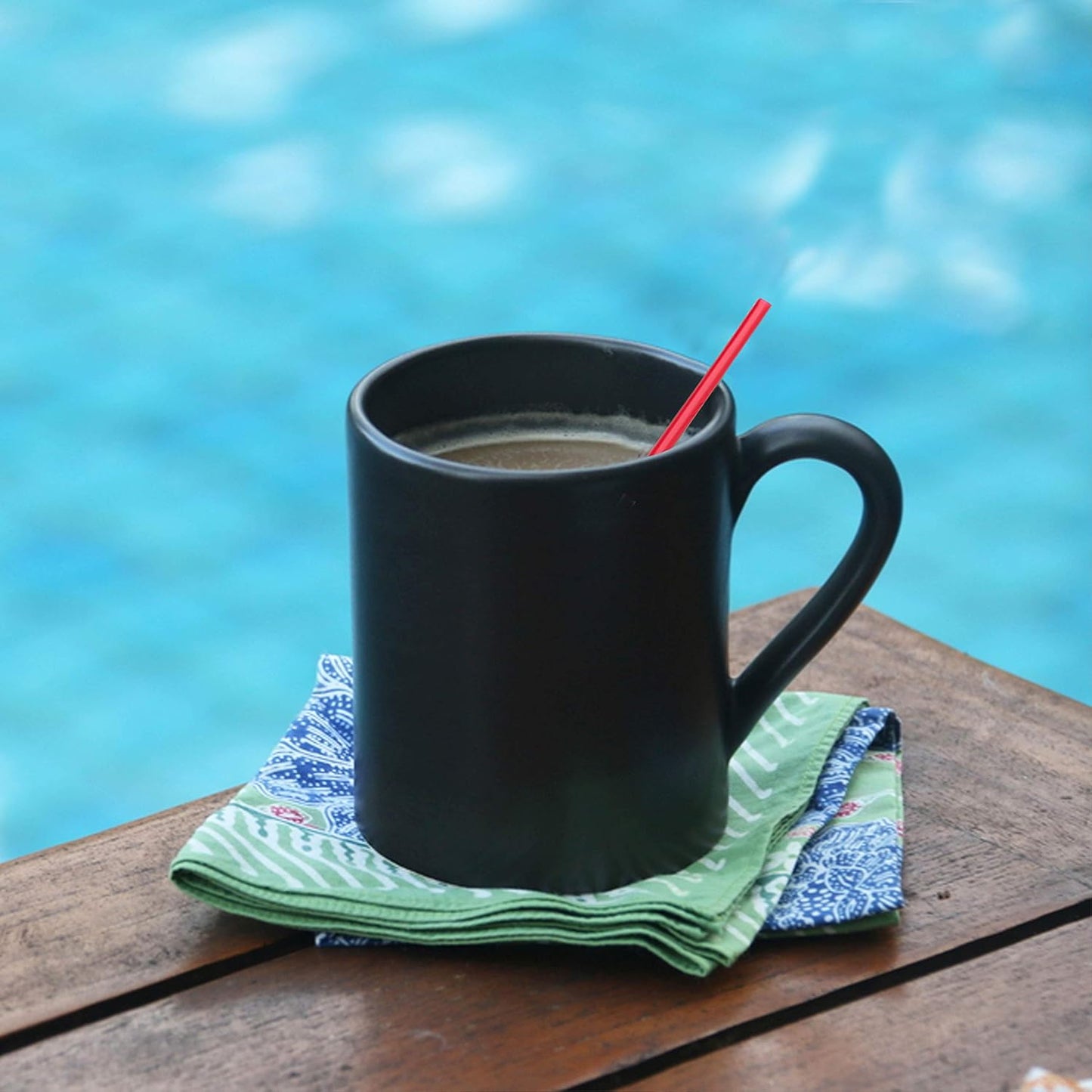 Crystalware Plastic Sip Stirrers 7 1/2 Inch 1000/box, Red