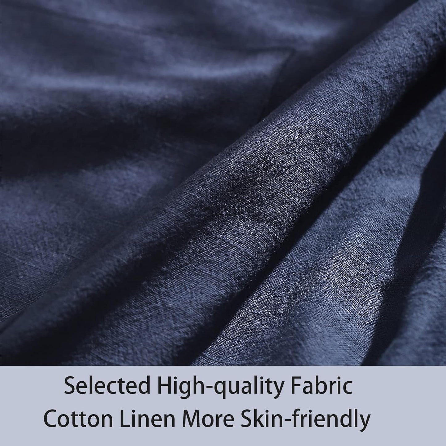 Soft Cotton Linen Apron for Women - Non-tie Cross Back Apron with Pockets, Great for Florist and Kitchen