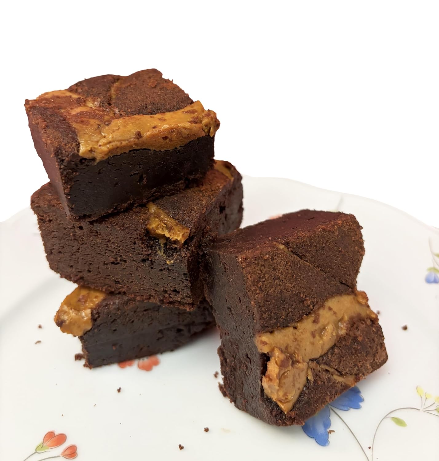 Ruth’s Peanut Butter Swirl Cake Style Brownies 1 Dozen – Gourmet Baked Treats | Delicious Gift with The Finest Ingredients | Guaranteed to Arrive Fresh