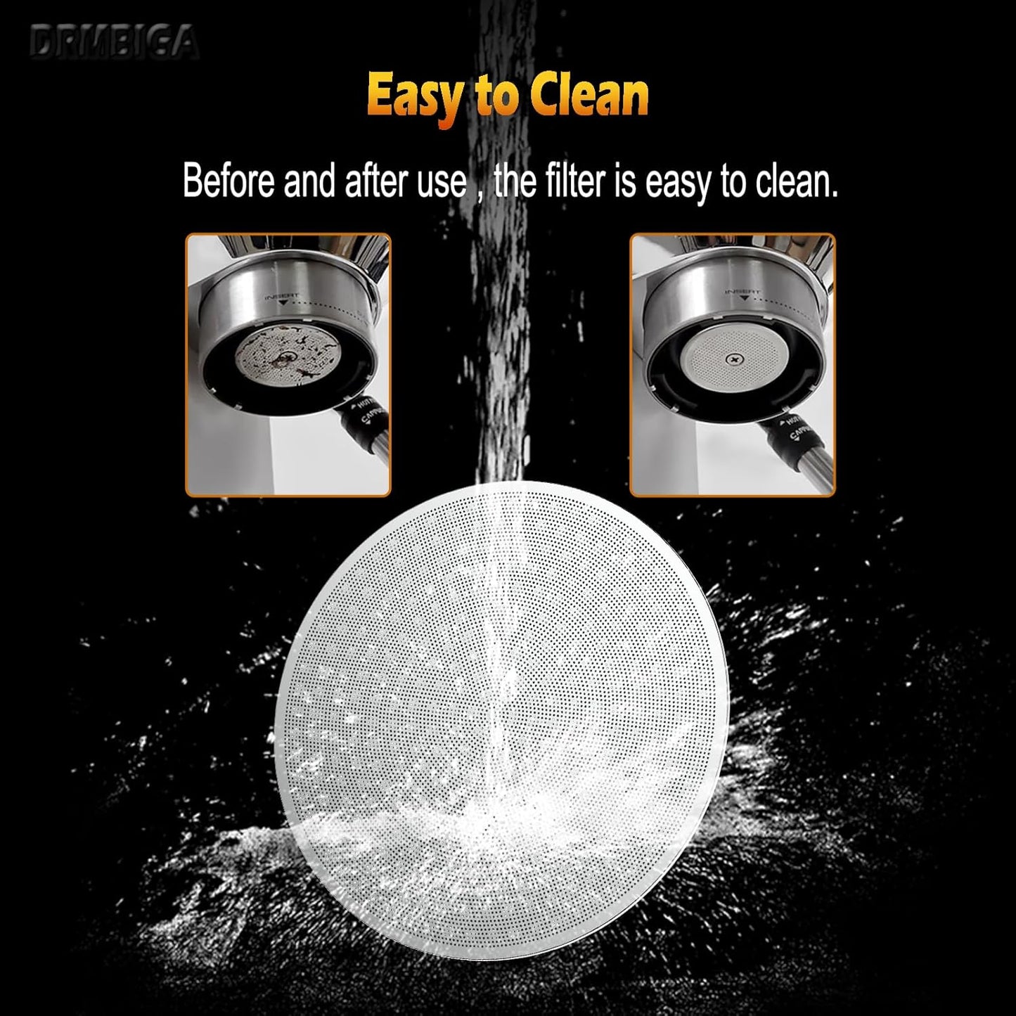 53.3mm Puck Screen 2 Pack - DRMBIGA 3rd Generation Dual-Layer Espresso Filter Screen, Reusable Stainless Steel Coffee Filter for Breville 54mm Portafilter Baskets - 0.8mm Thick 150μm Fine Mesh