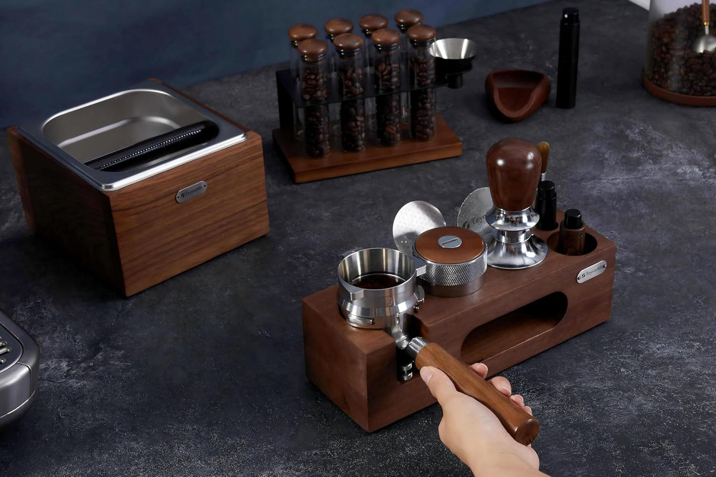 54mm bottomless portafilter for Breville Barista Express(BES870) Pro Touch Bambino Infuser Duo Temp Espresso Accessories Includes Naked Basket Stainless Steel