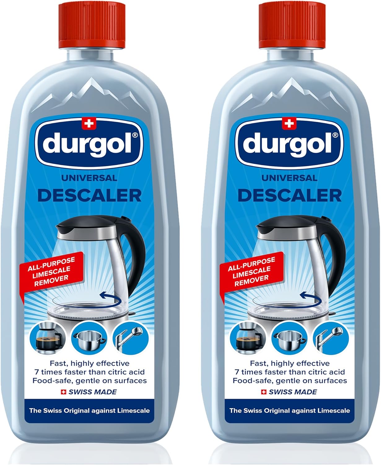 Durgol Universal, Multi-Purpose Descaler and Decalcifier for Household Items, 16.9 Fluid Ounces (Pack of 2)