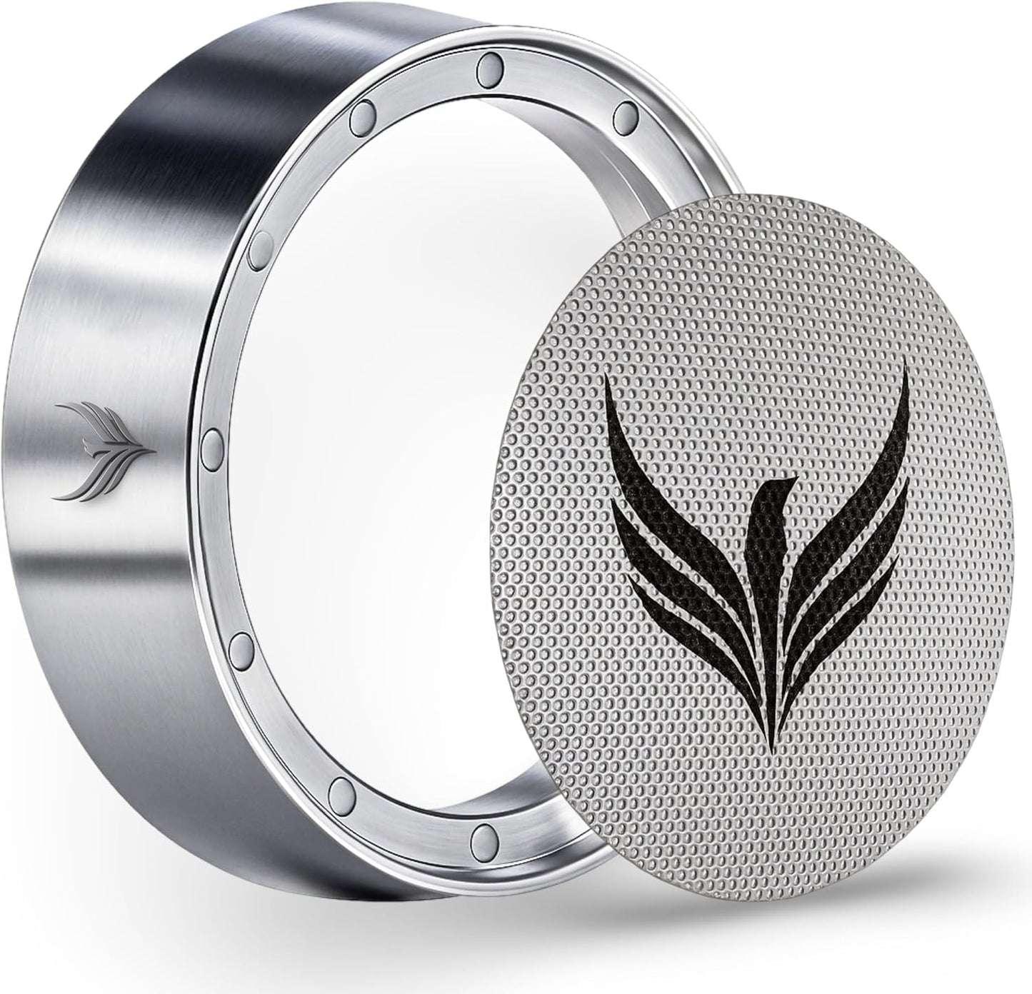 54mm Espresso Dosing Funnel and Puck Screen Set Magnetic Coffee Dosing Ring And Filter for Portafilters Compatible with 54mm Breville Portafilter Basket Premium Espresso Machine Accessories