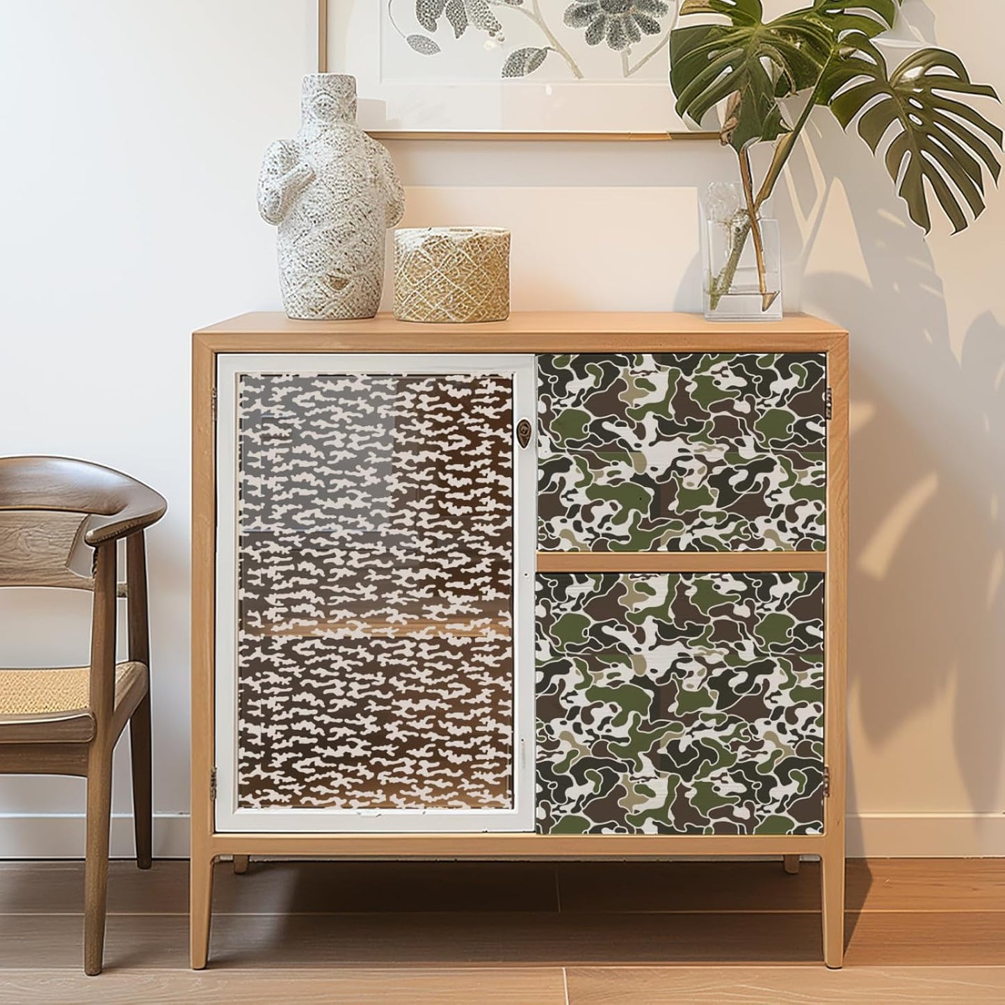 12PCS Camo Stencils for Spray Paint 12 x 12 Inch Camouflage Pattern Stencils with Brushes Grass Pattern Stencil Reusable Camo Stencil for Painting Wood Boat DIY Crafts Spray Painta