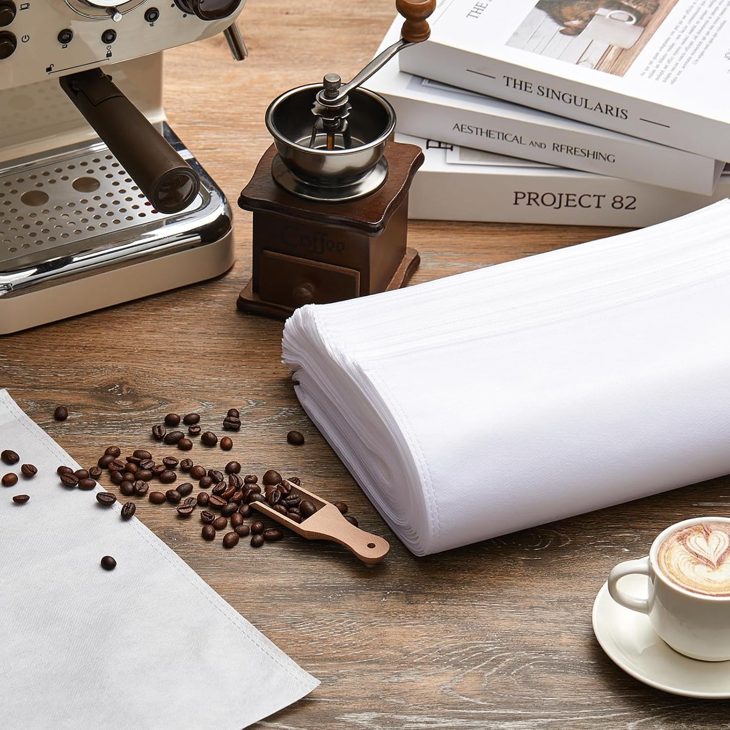 50 Pcs 11.5" x 13" Commercial Home Cold Brew Coffee Filter Bags with Drawstring, Disposable for Commercial Home Cold Brew Coffee Makers