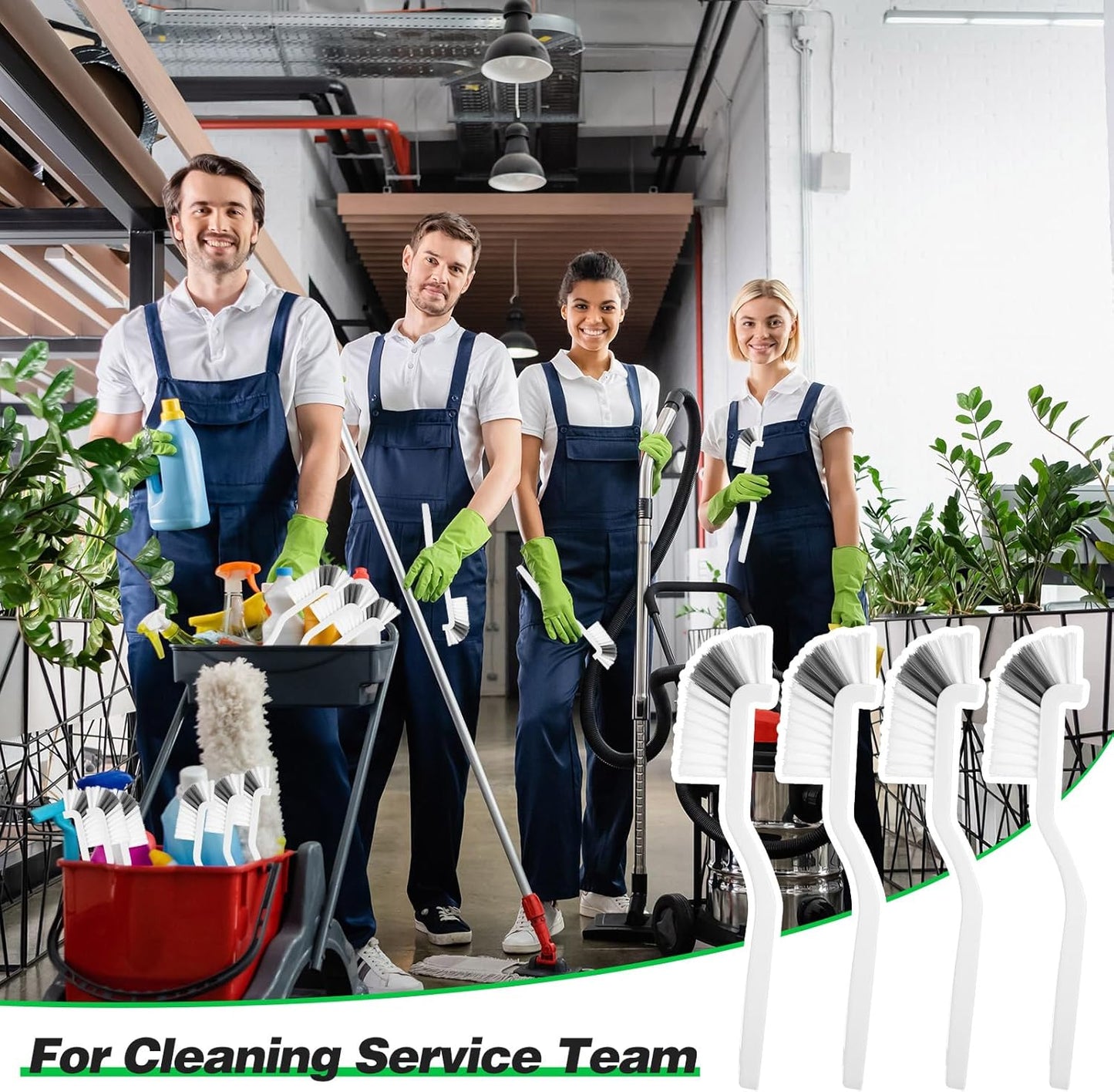 Yinkin 12 Pcs Kitchen Scrub Brush Bulk Sink Bathroom Edge Corner Cleaning Brush Right Angle Mini for Grout Household Dishwasher Tile Lines Window Track Deep Cleaning with Stiff Bristles