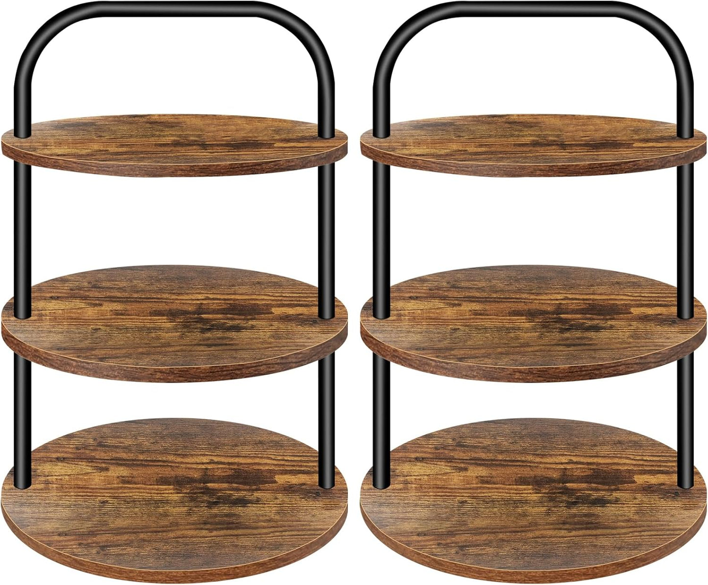 Cupcake Stand, Wooden Cupcake Stand for 100 Cupcakes 3 Tier Large Dessert Table Display Set Cupcake Tower Tiered Tray Stand Serving Tray for Party Supplies Vendor Display Farmhouse Decor