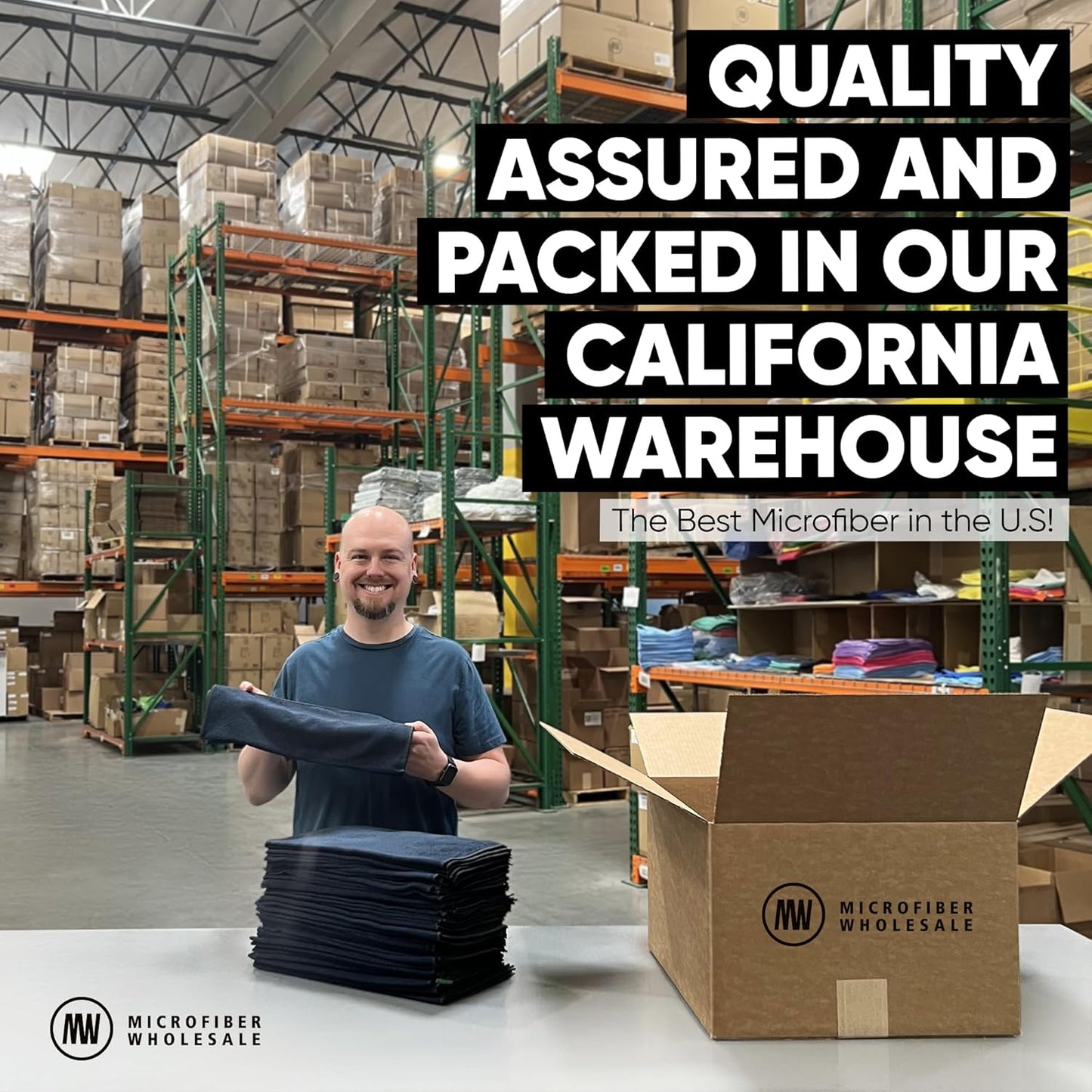 Microfiber Wholesale 12" x 12" Cleaning Cloths (50 Pack) Reusable Towels, Wash Rags, Dust Cloth, All-Purpose: Kitchen, Dish, Cars, Shop, Glass (Black)