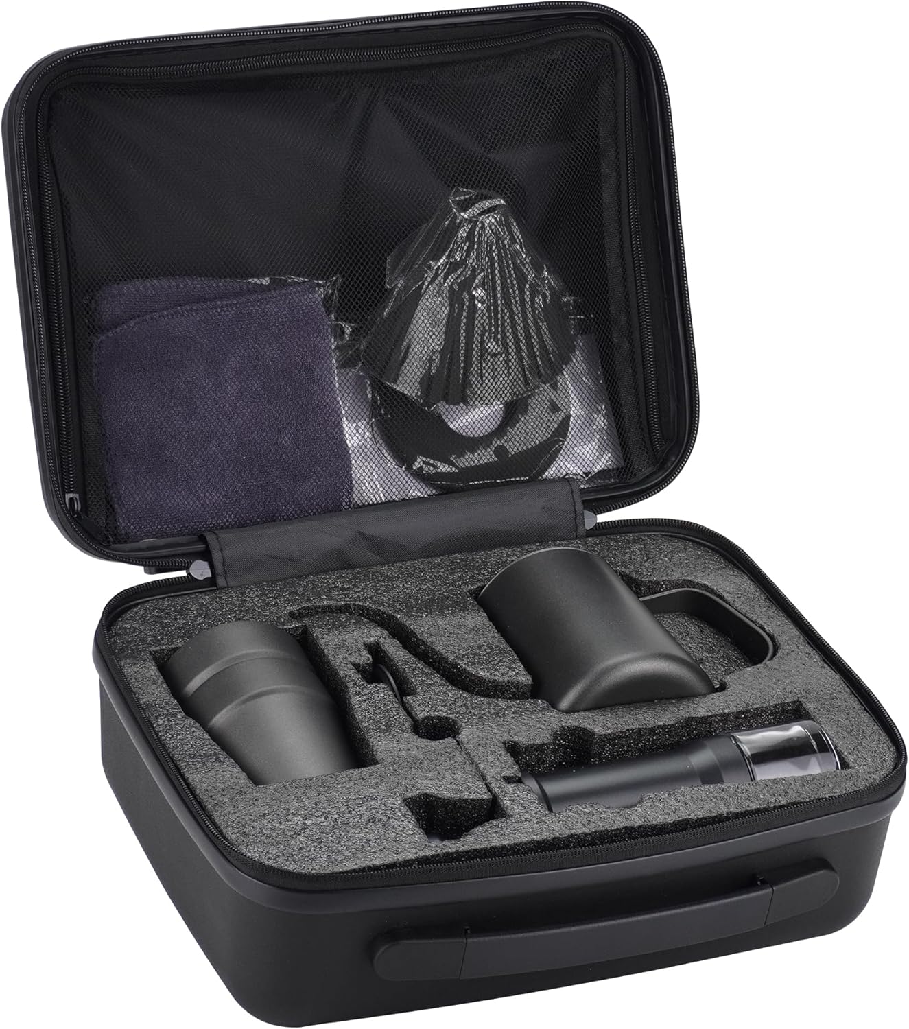 Travel Pour Over Cofiee Kit, Hand Drip Coffee Maker Set, All in One Camping Coffee Maker Kit, Pour Over Coffee Set, Ideal for Anniversary Birthday Gift