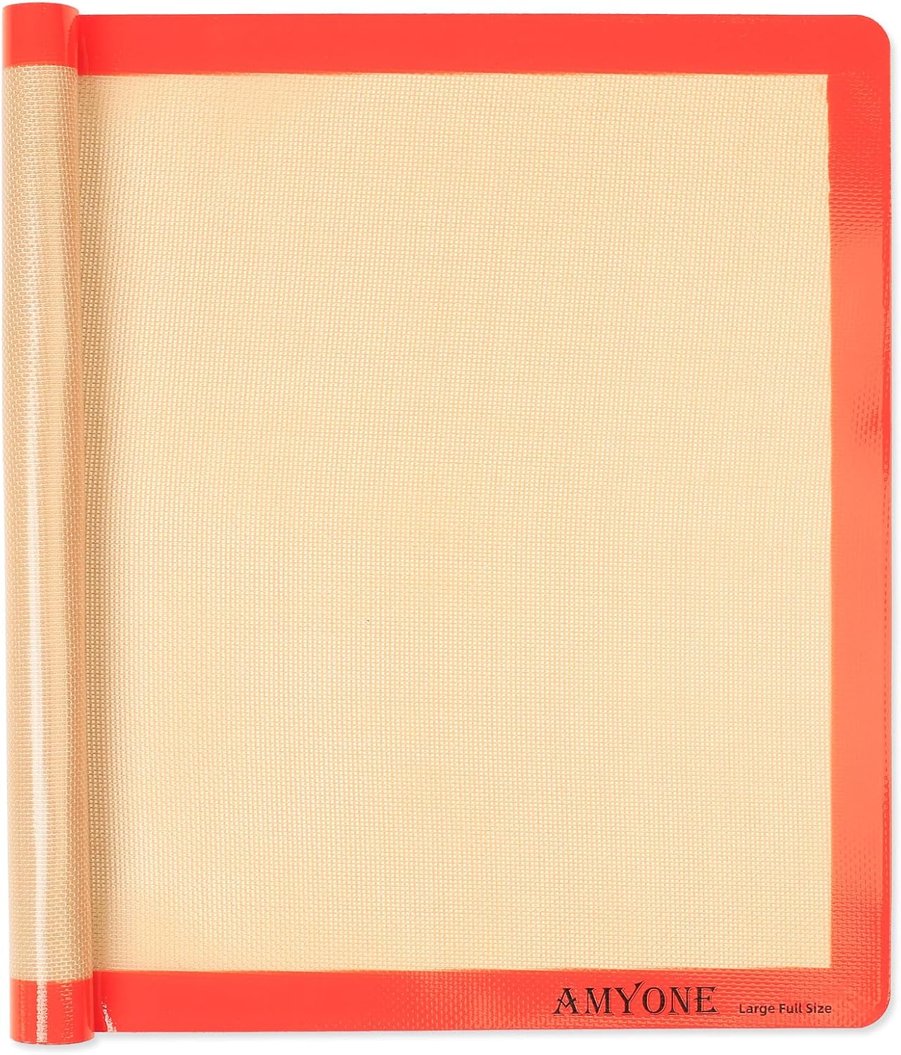 AMYONE Silicone Baking Mats for Full Size Sheet Pan, Non-Stick Silicone Baking Sheet Liners for Cookies/Pastries/Chicken/Vegetables, Food Grade Silicone Mat for 18 x 26-inch Full Baking Pans, 1 PCS