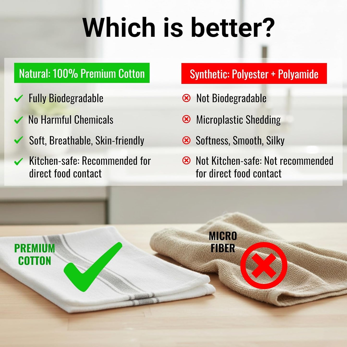 Kitchen Towels | Tea Towel for Craft| Cotton Dish Towels| Reusable Bulk Cleaning Cloths Grey Hand Towels| Soft Super Absorbent Quick Dry Dish Rags Machine Washable 6 Pack 15" x 25"