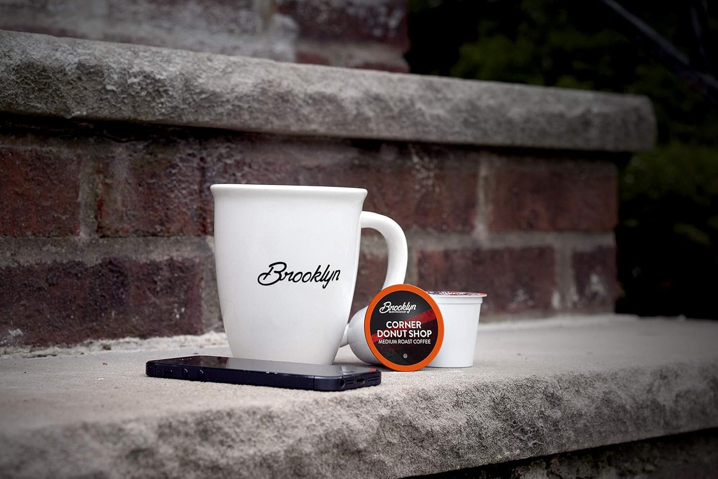 Brooklyn Beans Corner Donut Shop Gourmet Coffee Pods - Compatible with Keurig K Cup Brewers Including 2.0 Machines, 40 Count, Classic Donut Shop